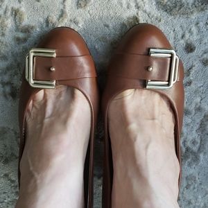 Euro soft heels brown size 10